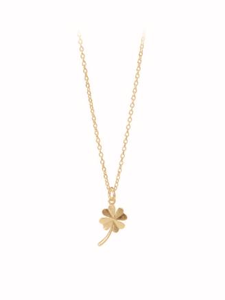 Pernille Corydon Clover Necklace 40-48 cm Adjustable Gold