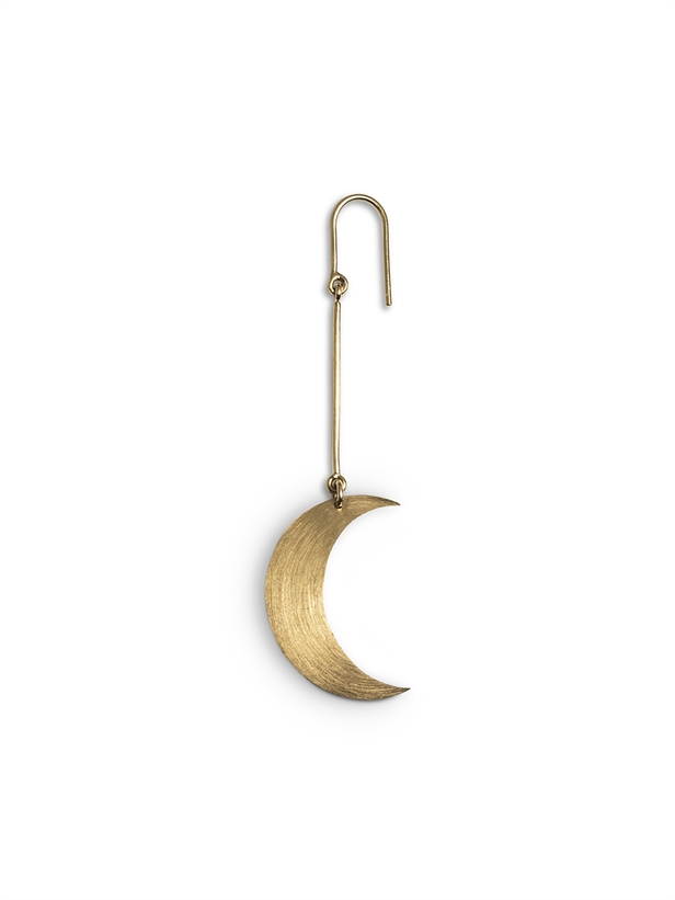 Jane Kønig Half Moon Earring Guld