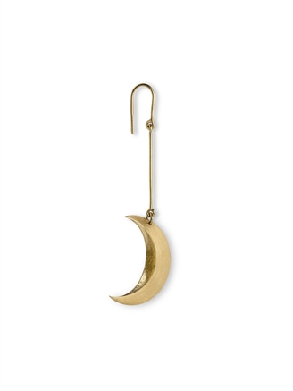 Jane Kønig Half Moon Earring Guld